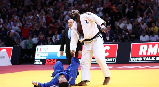 Teddy Riner and Clarisse Agbegnenou in gold at the Paris