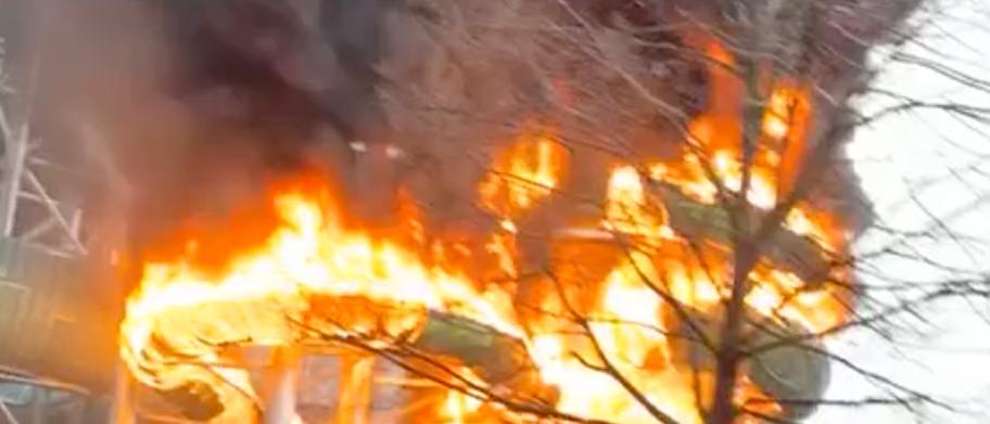 The big fire at Liseberg in Gothenburg