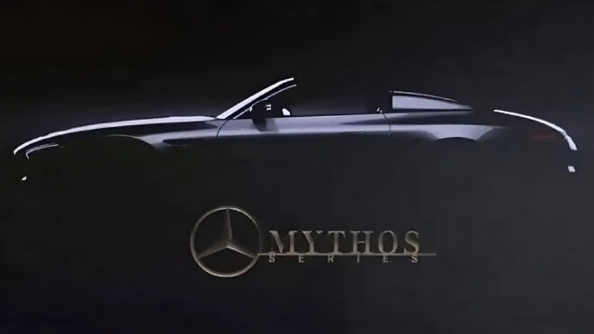 The first vehicle of the Mercedes Benz Mythos series is coming