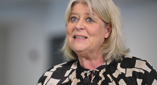 The minister for children without care Angry and sad