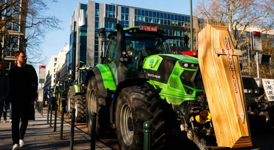 The tractors back in Brussels