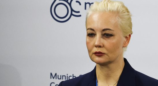 The widow of Russian opponent Alexei Navalny expected for a