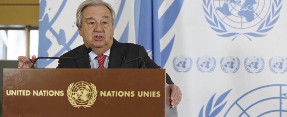 UN chief Antonio Guterres blames Security Council paralysis