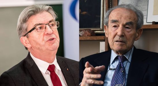 What did Robert Badinter accuse the rebels and Jean Luc Melenchon