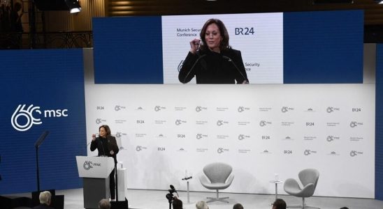 at the Munich conference Kamala Harris tackles Trumps foreign policy