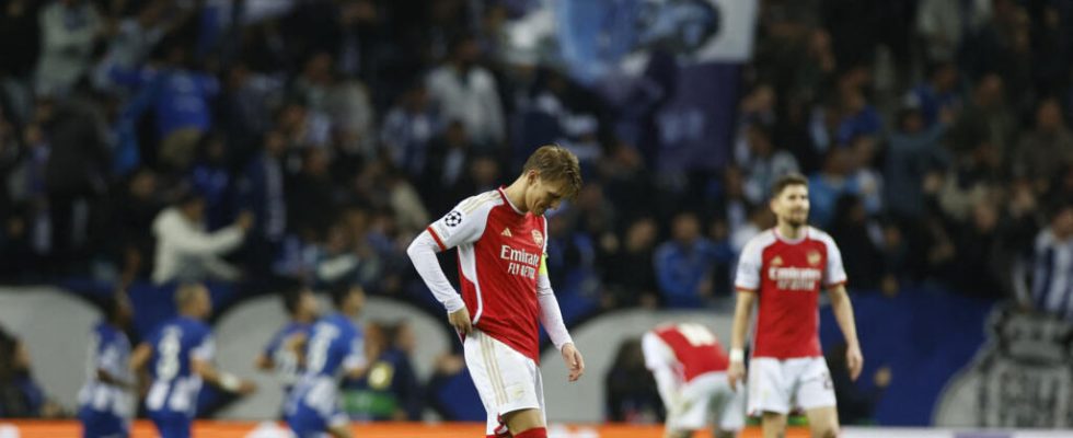 cold shower for Arsenal beaten to the wire by Porto