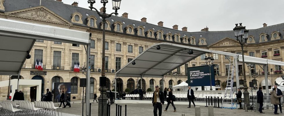 follow the ceremony at Place Vendome