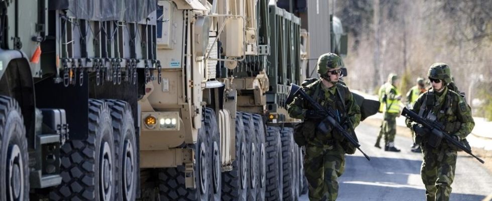 in Ostersund Sweden is preparing a large scale military hub