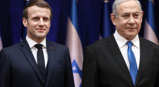 on the phone with Netanyahu Macron toughens his tone