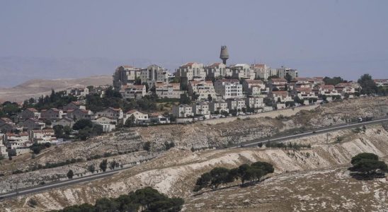 the announcement of the extension of settlements in the West