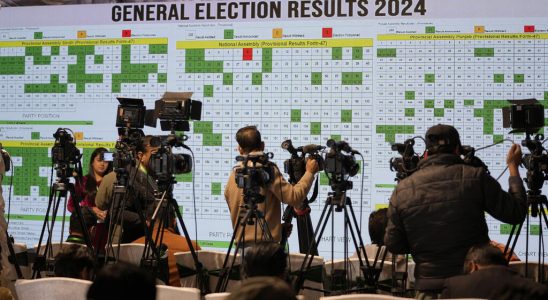 the country still awaiting official results
