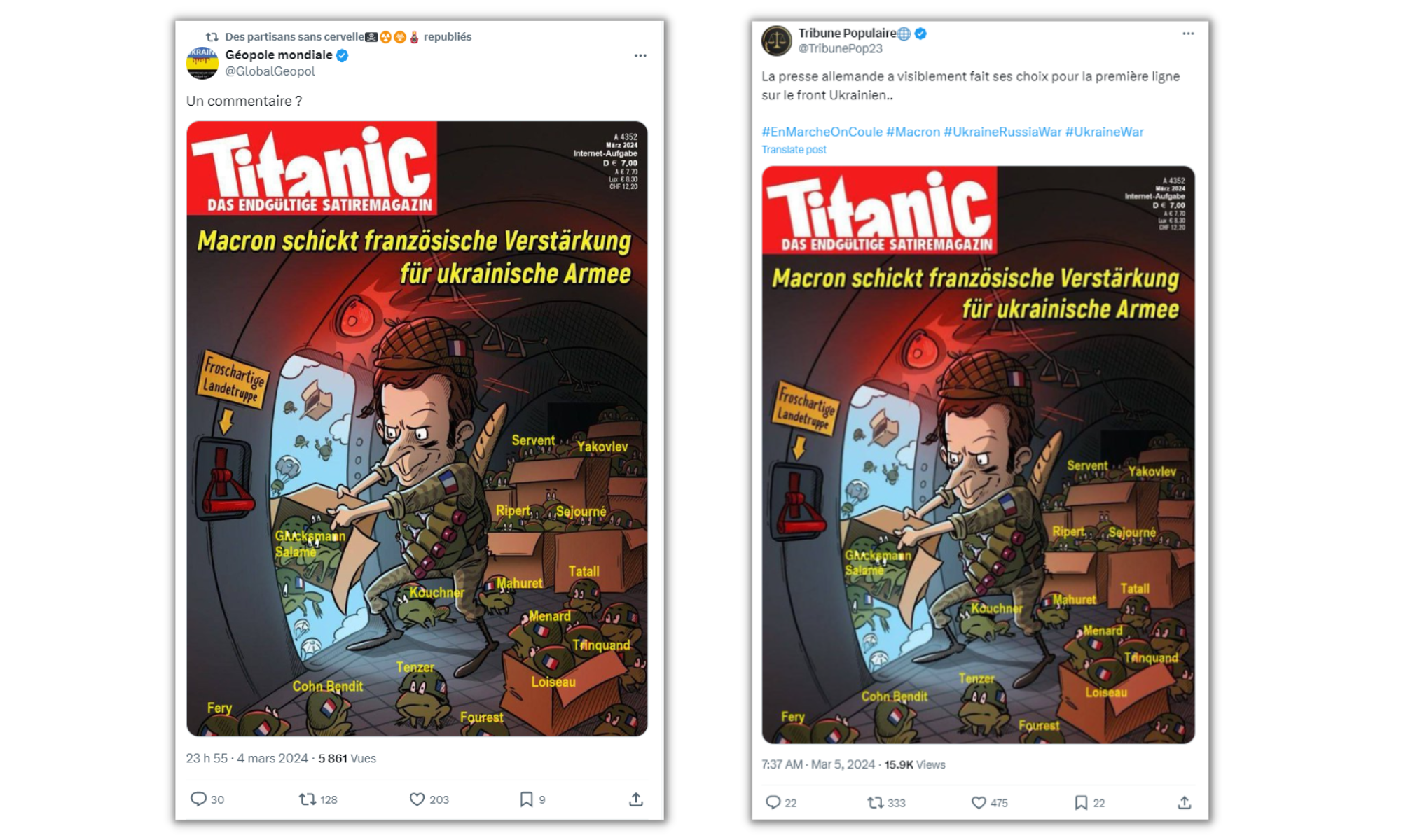 The false cover is also circulating on X, formerly Twitter.