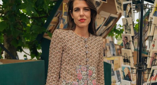 After days of torrential rain Charlotte Casiraghi found the lipstick