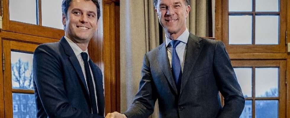 Attal and Rutte display the unity of the Franco Dutch couple