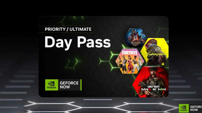 Day Pass system is available for Nvidia GeForce Now