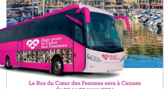 Departing from Cannes a bus to encourage women to take