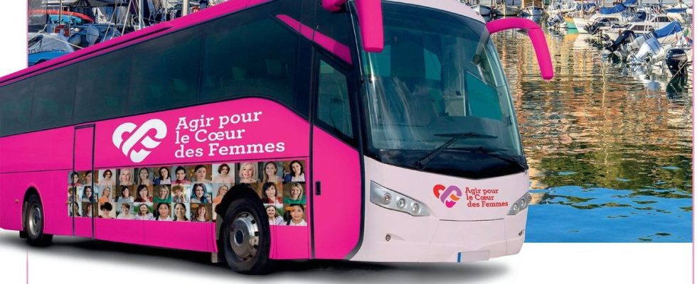 Departing from Cannes a bus to encourage women to take