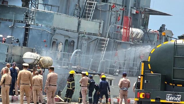 Friendly fire crisis in the Thai Navy They hit their