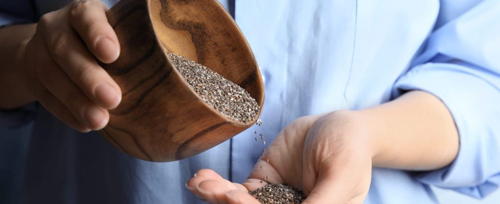 Heart disease the amount of chia seeds to eat per