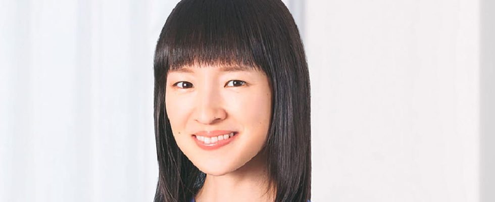 Marie Kondo aka the Popess of tidying up gives a