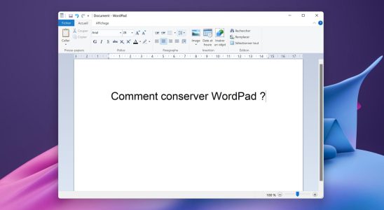 Microsoft had announced that the venerable WordPad will disappear with
