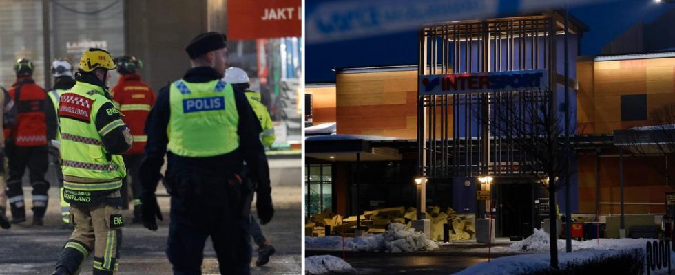 Ostersund shopping center has collapsed Residents worried