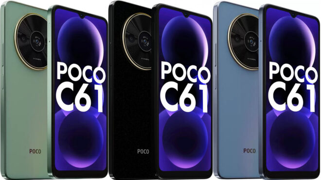 POCO C61 model similar to Redmi A3 introduced