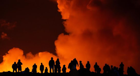 Risk of toxic gas from the lava