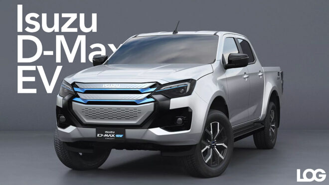 The fully electric Isuzu D Max model is also coming