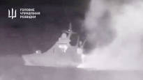 Ukraine says it destroyed a Russian warship off Crimea