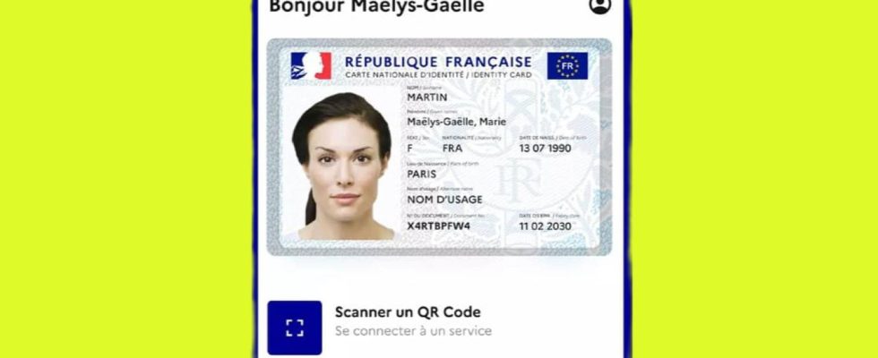 Yesterday and today the France Identity application displays an Oops
