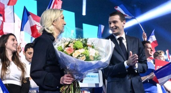 alongside Marine Le Pen Jordan Bardella launches the RN campaign