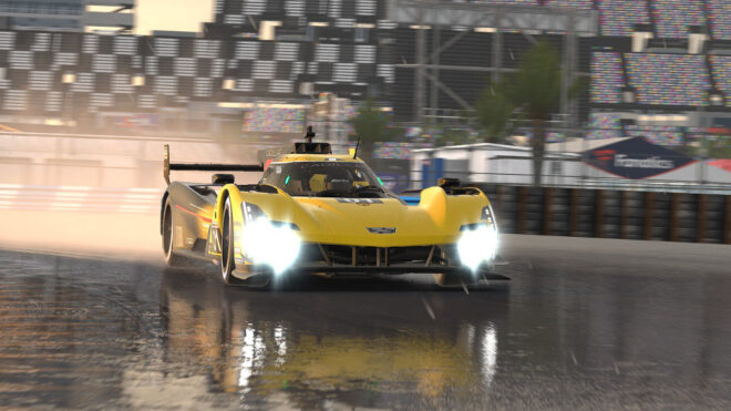 iRacing took the challenge to a different level with rain