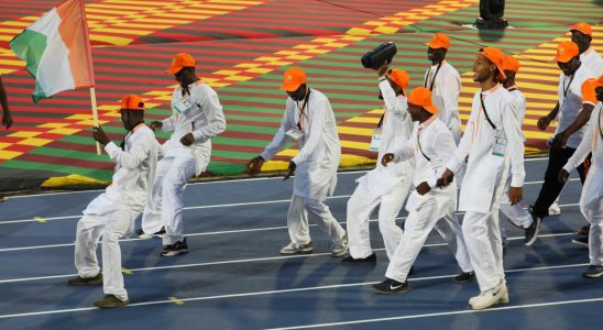 the African Games open for the first time in Ghana