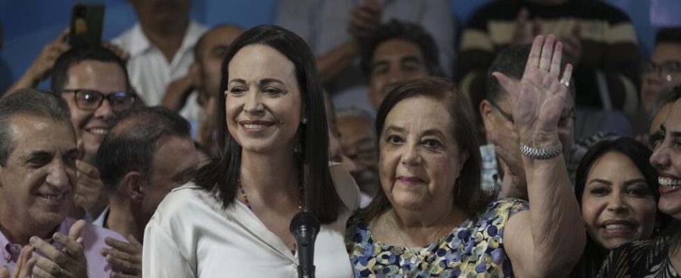 the opposition nominates Corina Yoris as candidate against Maduro