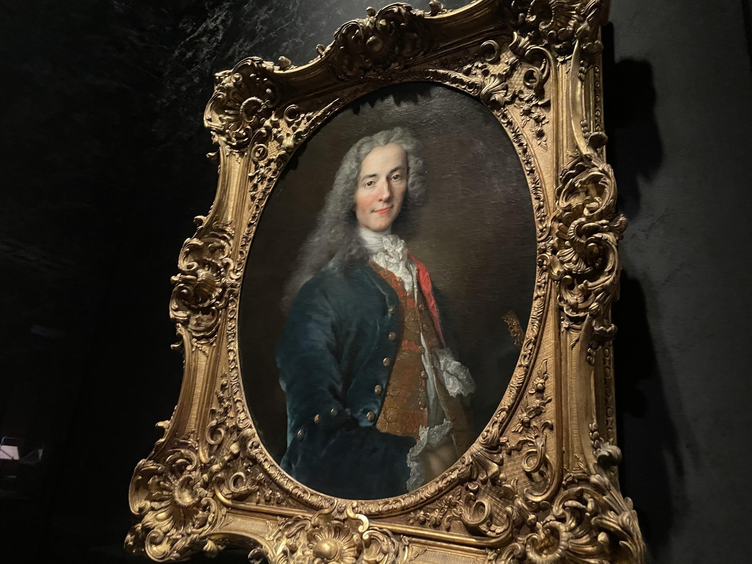 Portrait of Voltaire, by Largillierre.