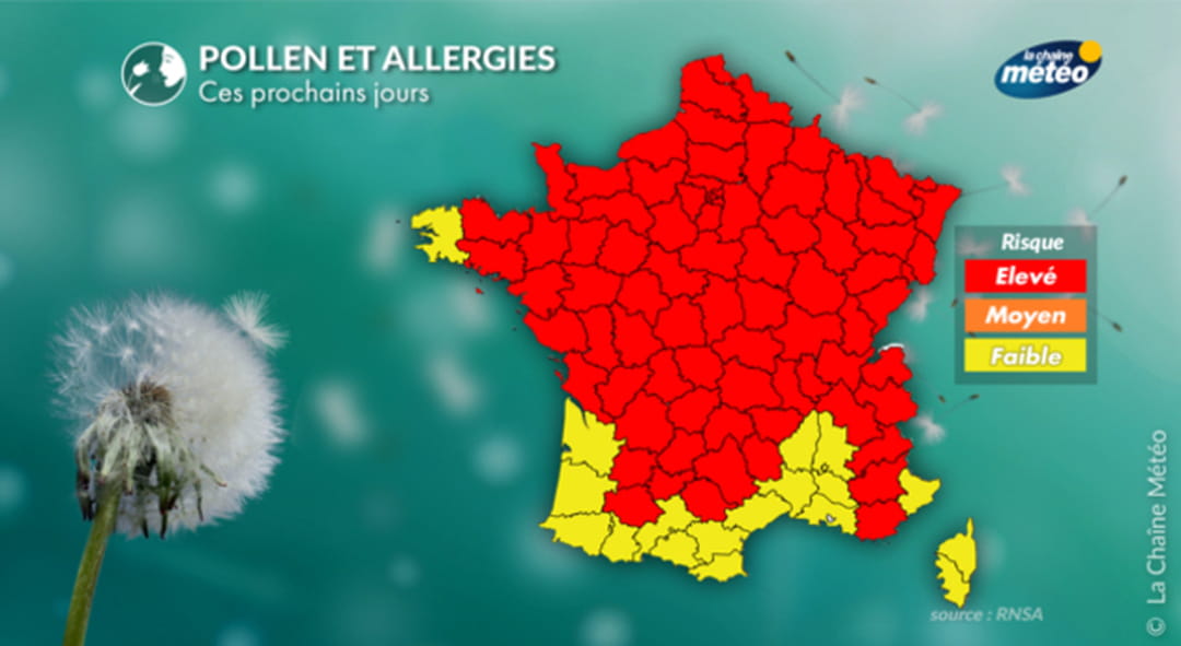 1713245691 232 Pollen alert in all these departments last years values ​​already