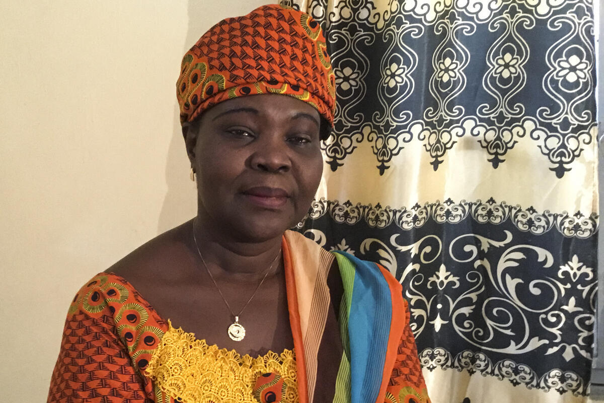 [Image d'archives]  Lydie Beassemda, president of the Party for Integral Democracy and Independence, candidate for the 2024 Chadian presidential election.