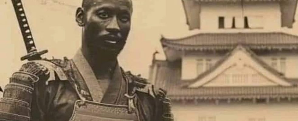A photo of Yasuke Japans first black samurai causes a