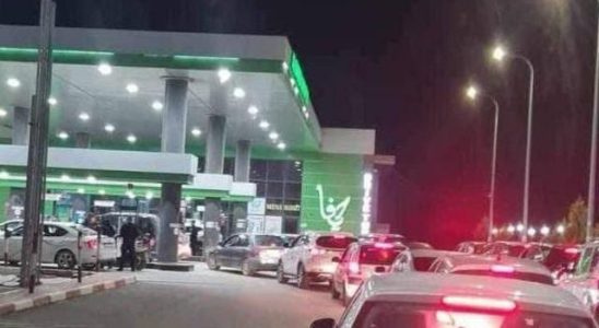 After the Iranian attack people flocked to gas stations in