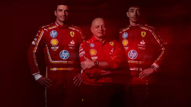 Ferrari Formula 1 team and HP formed a partnership