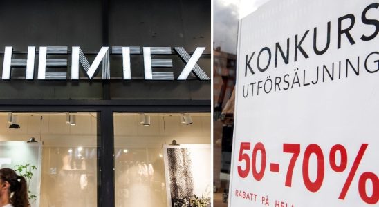 Hemtex store goes bankrupt due to bad finances
