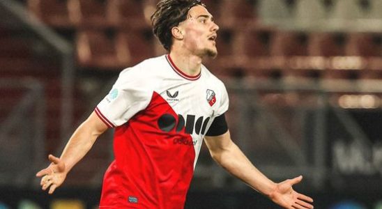 Jong FC Utrecht loses its lead in injury time against