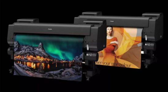 Large format printers from Canon LOG
