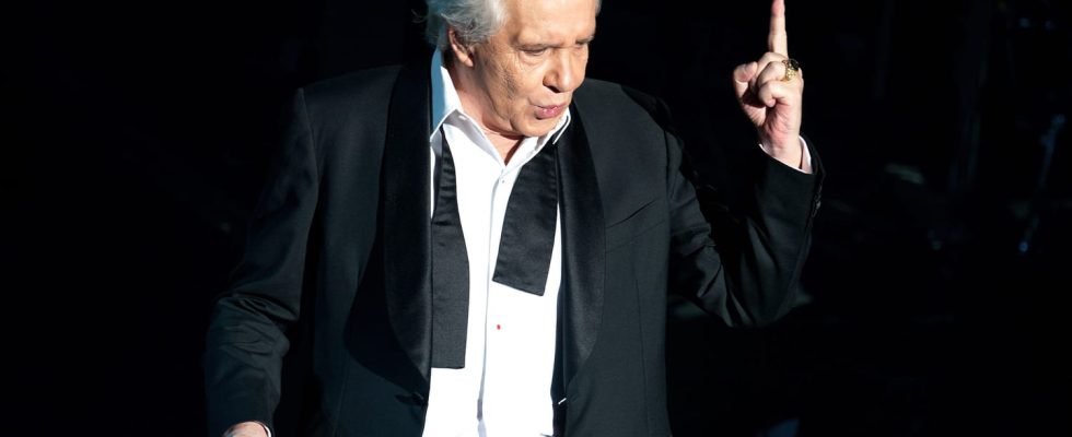 Michel Sardou decorated with the National Order of Merit and