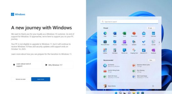 Microsoft is trying to switch Windows 10 users to W11