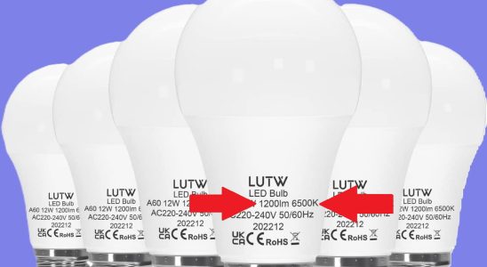 Need an LED bulb Look carefully at these two pieces