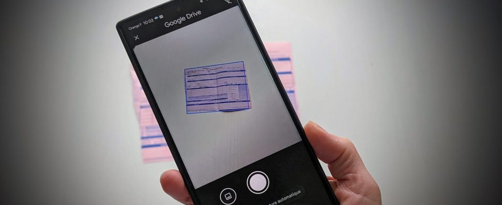 No computer and scanner available to quickly scan a document