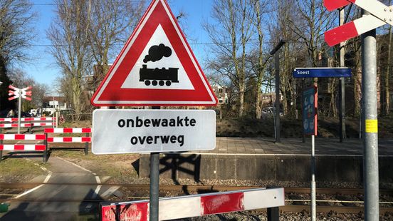 Only in Soest there are still unguarded railway crossings but