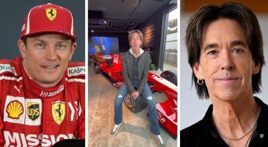 Per Gessle buys Formula 1 Ferrari driven by Kimi